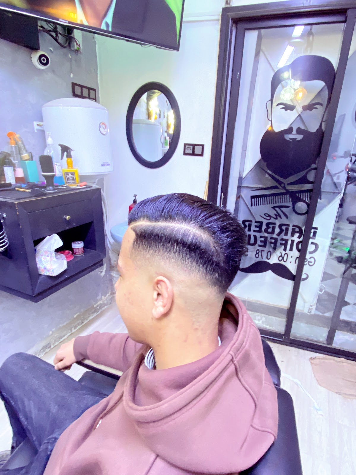 Styling nach dem Haarschnitt